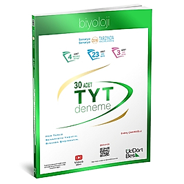 ÜçDörtBeş Yayınları TYT Biyoloji 30'lu