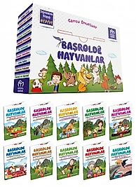 Başrolde Hayvanlar Hikaye Seti (10 Hikaye Kitabı + Değerlendirme