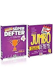 4.Sınıf Süper Akıllı Defter + 4.Sınıf Jumbo Deneme